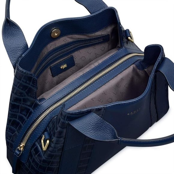 Radley London Baylis Road Faux Croc Medium Multiway Grab - Navy Blue- Never used - Picture 3 of 13